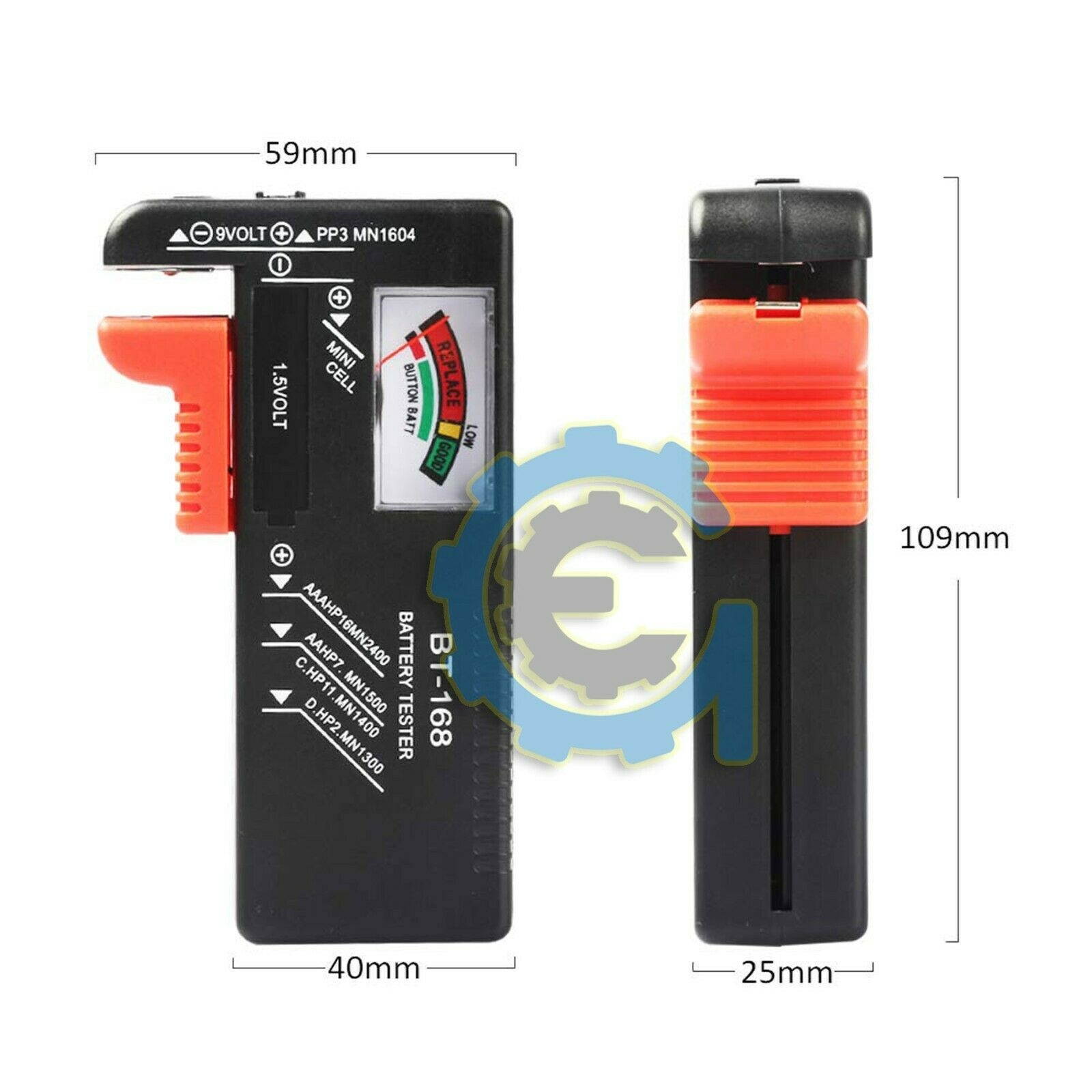 New Battery Tester Universal Volt Checker AAA, AA, C, D, 9V  Button Cell US