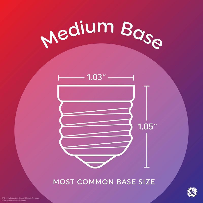 General Electric VintaDeco CAC Spiral Clear LED Light Bulb White