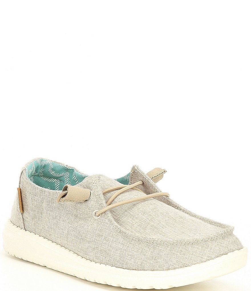 Hey Dude Women's Wendy Washable Chambray Slip-Ons