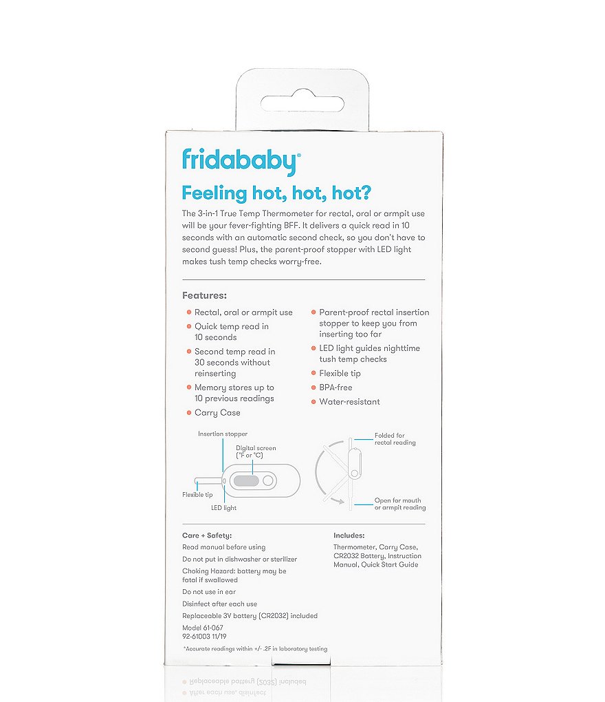 Fridababy 3-in-1 True Temp Thermometer