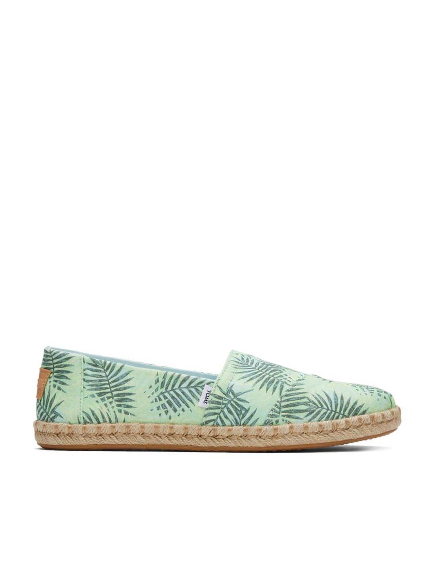 TOMS Women's Alpargata Rope Mint Green Espadrille Shoes