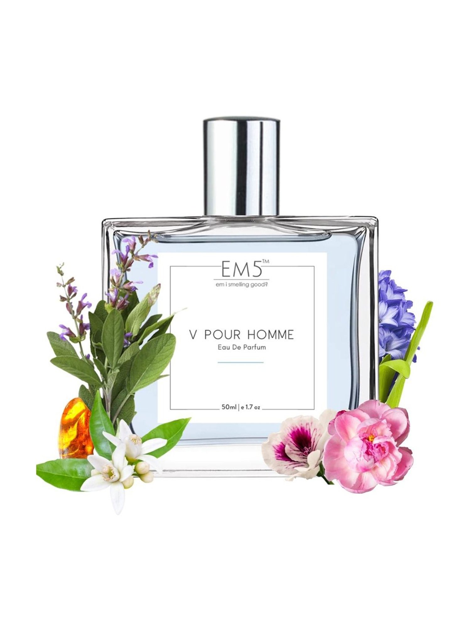 EM5 V Pour Homme Eau de Parfum for Men - 50 ml