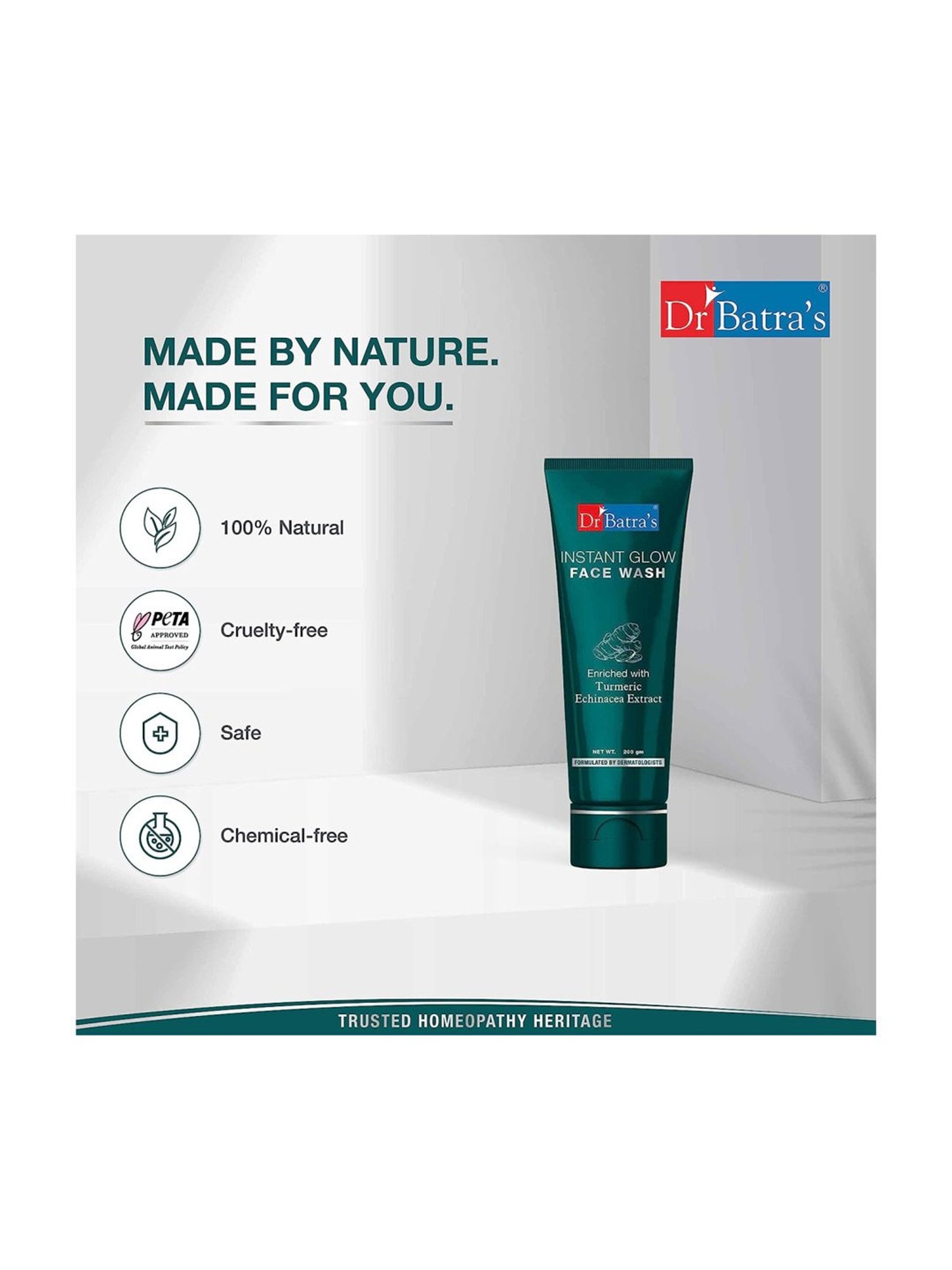 Dr. Batra's Hair Gel, Instant Glow Face Wash & Deo for Men
