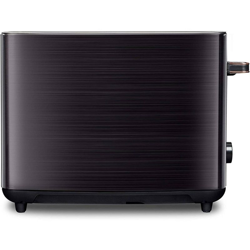 Crux 4 Slice Toaster Black SS