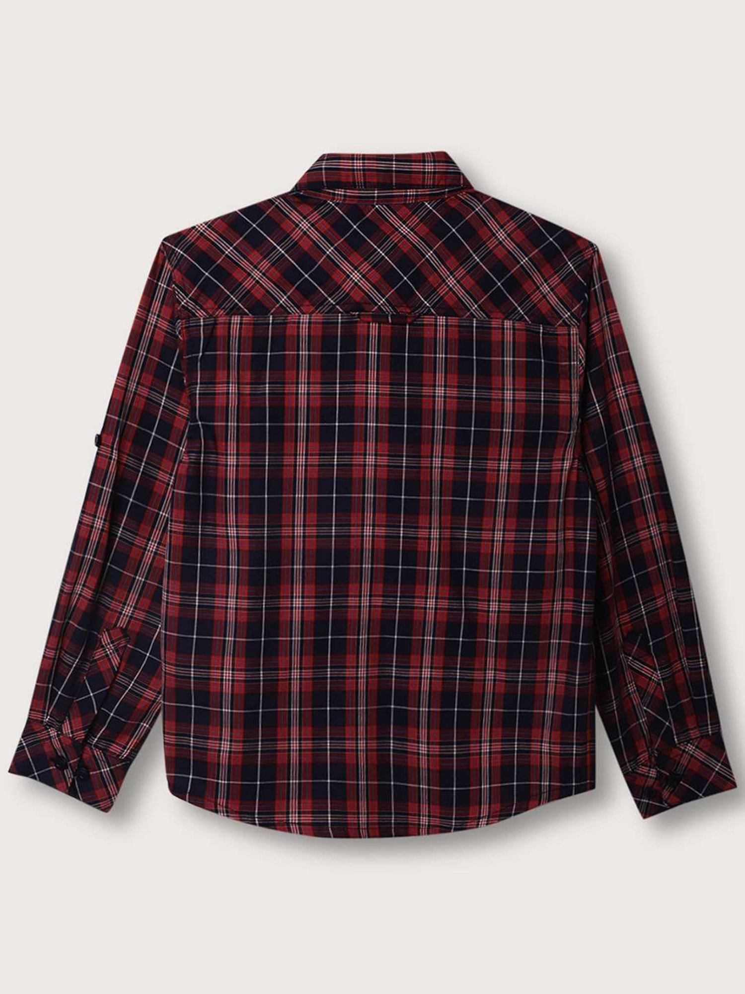 Pantaloons Baby White Cotton Printed Shirt