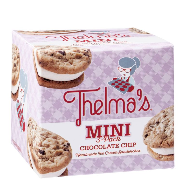 Thelma's Chocolate Chip Mini Ice Cream Sandwiches - 4.5oz/3ct
