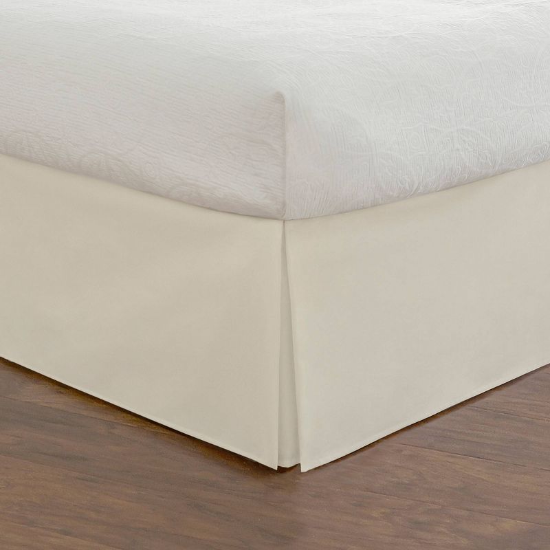 Luxury Hotel California King Classic Tailored Bed Skirt Ivory