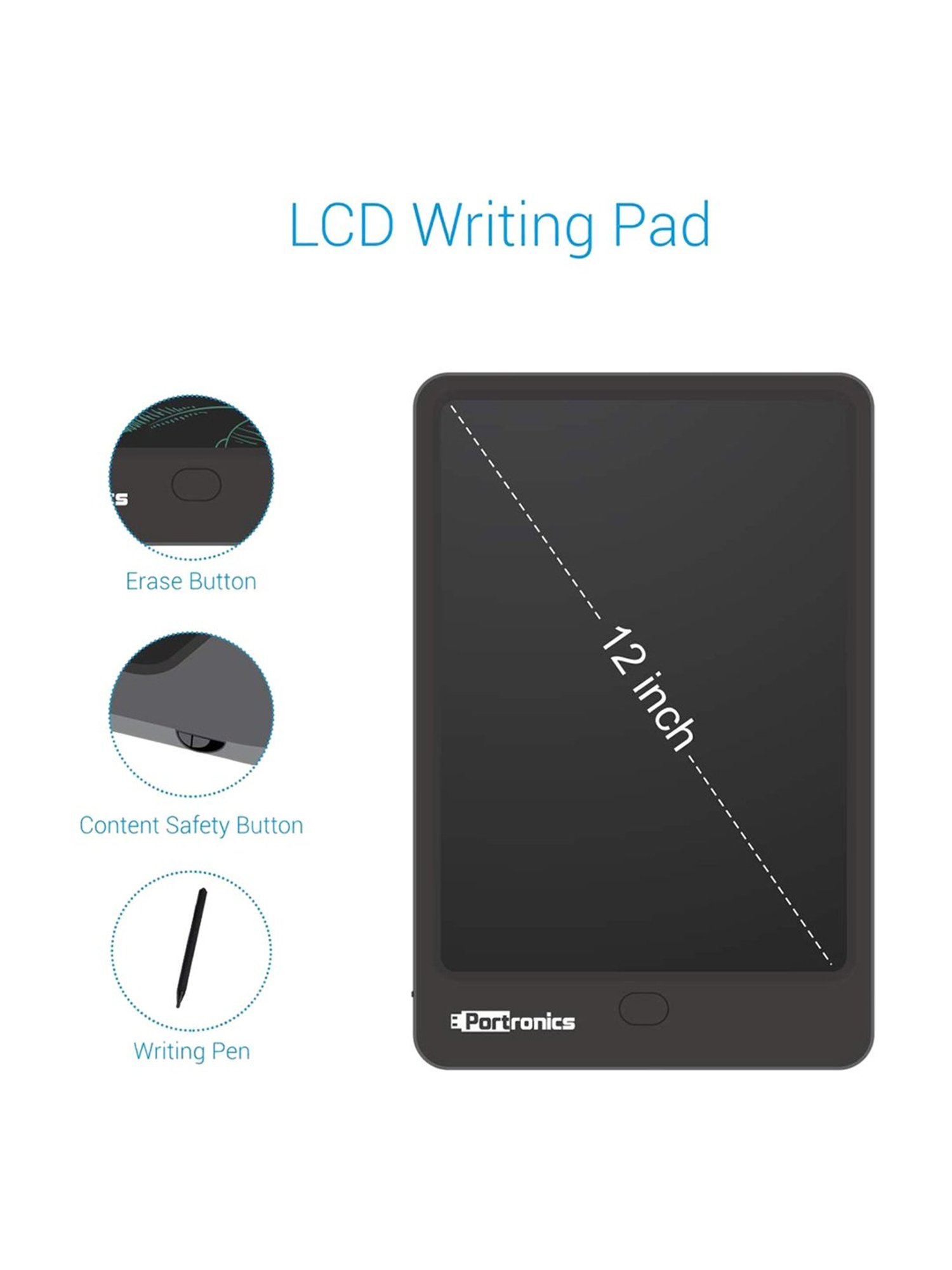 ULTRAPROLINK UM1001 Cable Tidy Magnetic Cable Organizer (Grey)