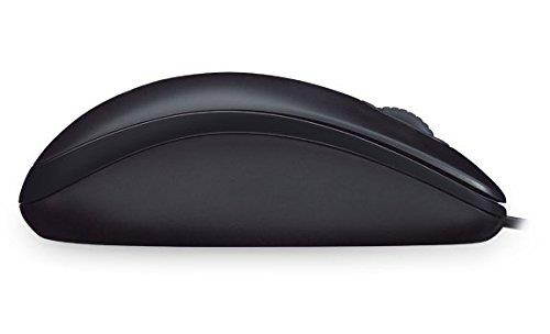 Logitech M100R Wired Usb Mouse Dark Black