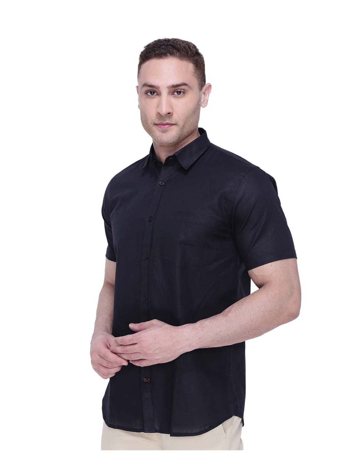 Southbay Black Regular Fit Shirt
