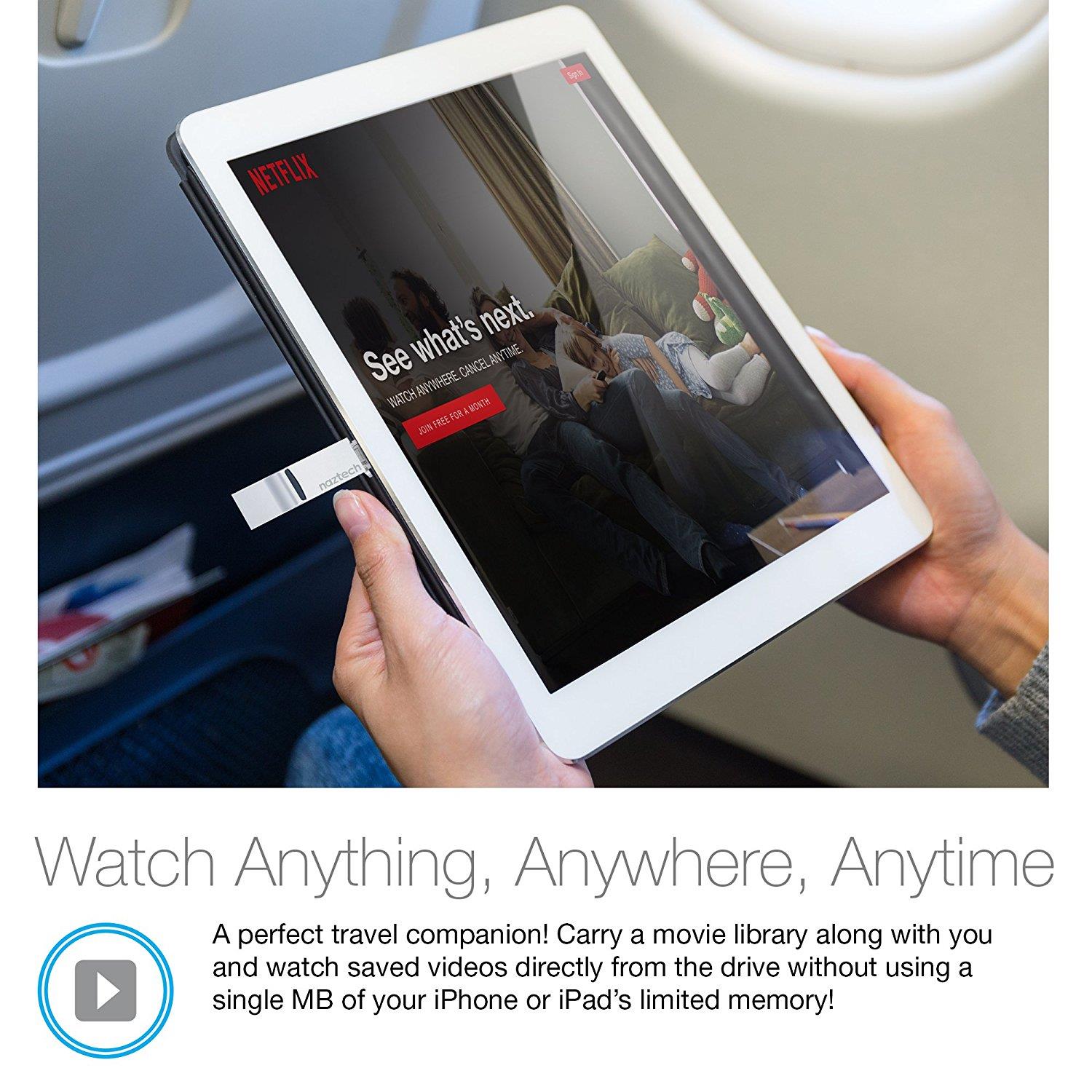 Naztech 14208  Xtra Drive Mini MFi Lightning - Silver