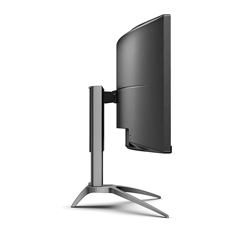 AGON Curved Gaming Monitor 49" (AG493UCX), Dual QHD 5120x1440 @ 120Hz, VA Panel, 1ms 120Hz Adaptive-Sync, 121% sRGB, Height Adjustable, 4-Yr Zero Dead Pixels Manufacturer Guarantee