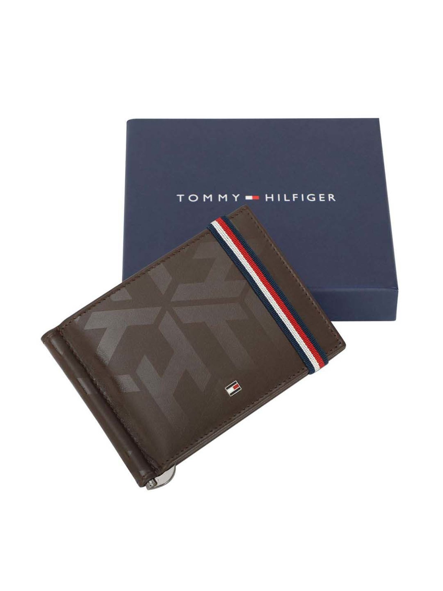Tommy Hilfiger Reich Brown Casual Leather Bi-Fold Wallet for Men
