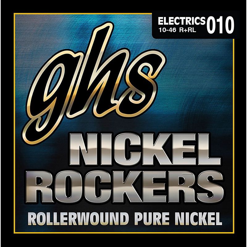 GHS R+RL Nickel Rockers Roundwound Light Electric Guitar Strings