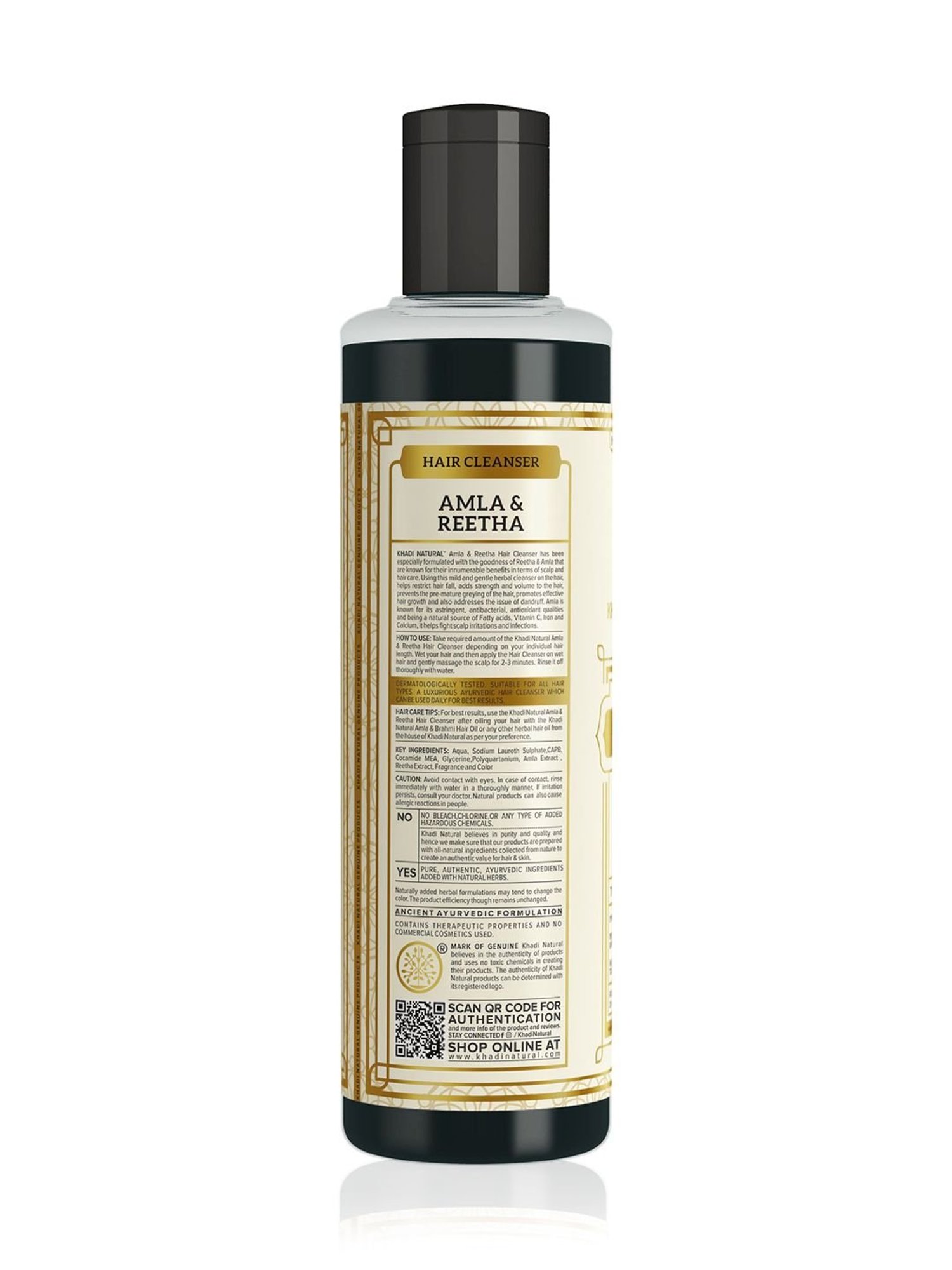 Khadi Natural Amla & Reetha Hair Cleanser - 210 ml
