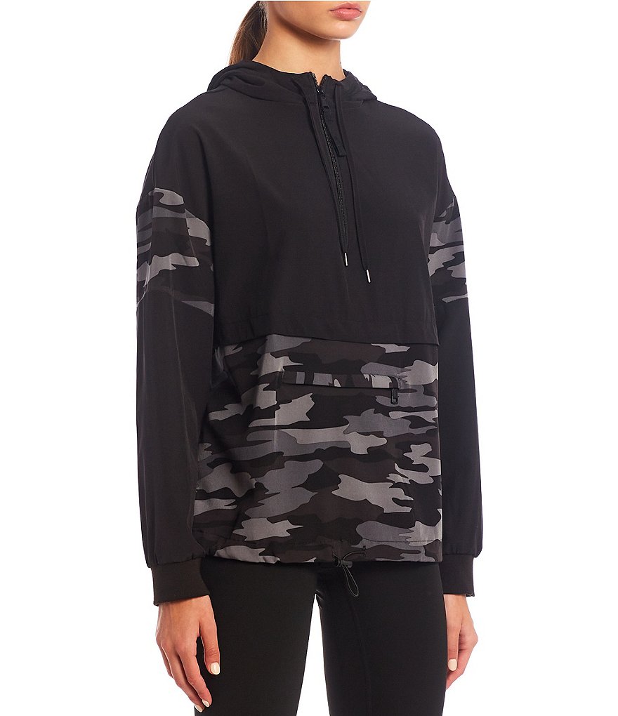 Sundown by Splendid Coordinating Joey Acid Wash Zip Front Hoodie