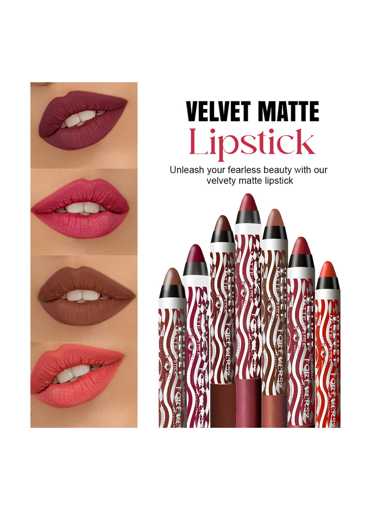 Daily Life Forever52 Velvet Matte Lipstick FT024 - 2.8 gm