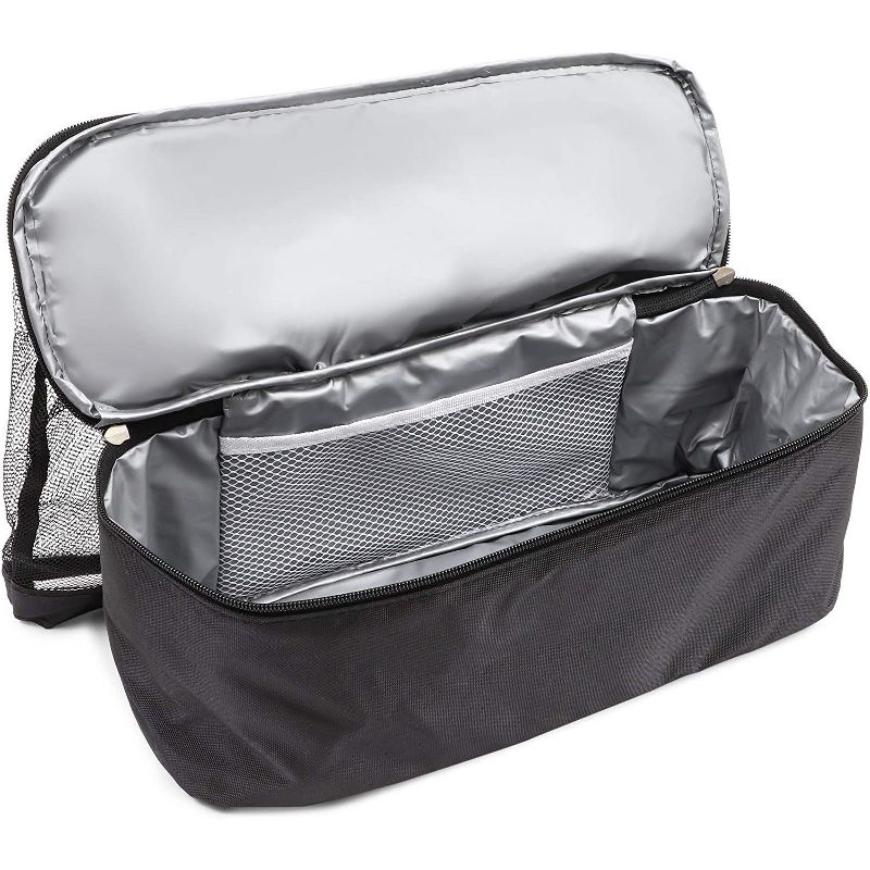 Northlight 15.5" Hand Woven Willow 2-Person Picnic Basket and Accessory Set - Brown