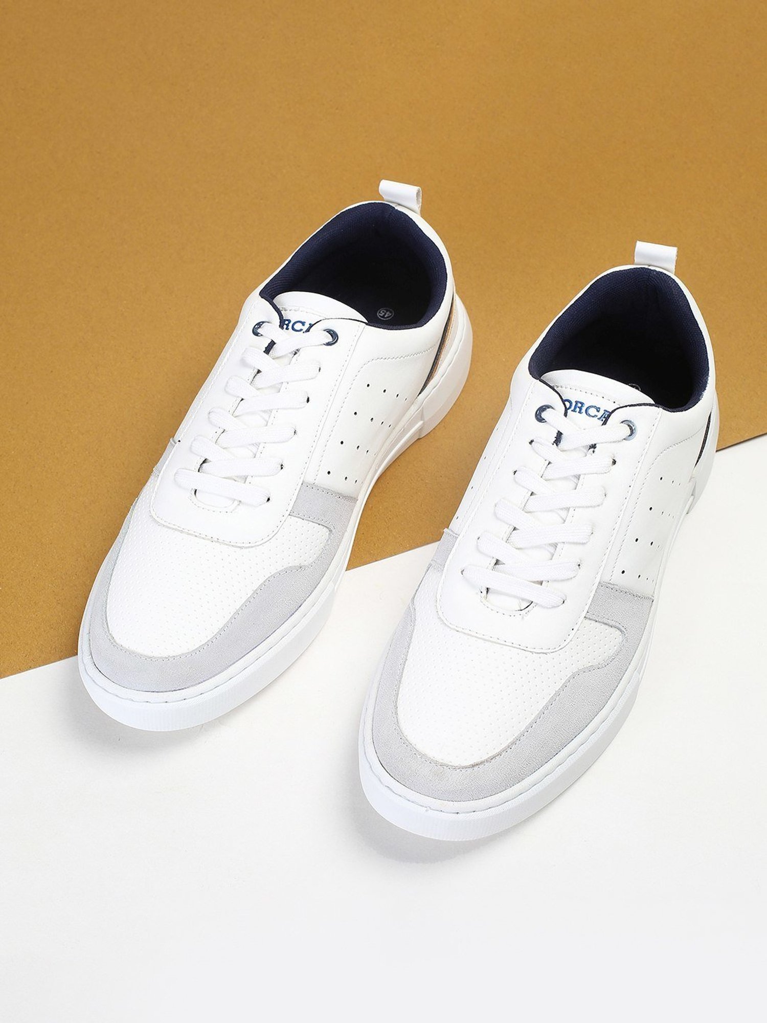 Forca by Lifestyle Men's White Casual Sneakers