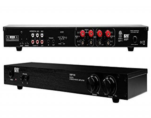 OSD Audio XMP100 75W 2 Channel Class D Stereo Amplifier with Automatic Source Switching