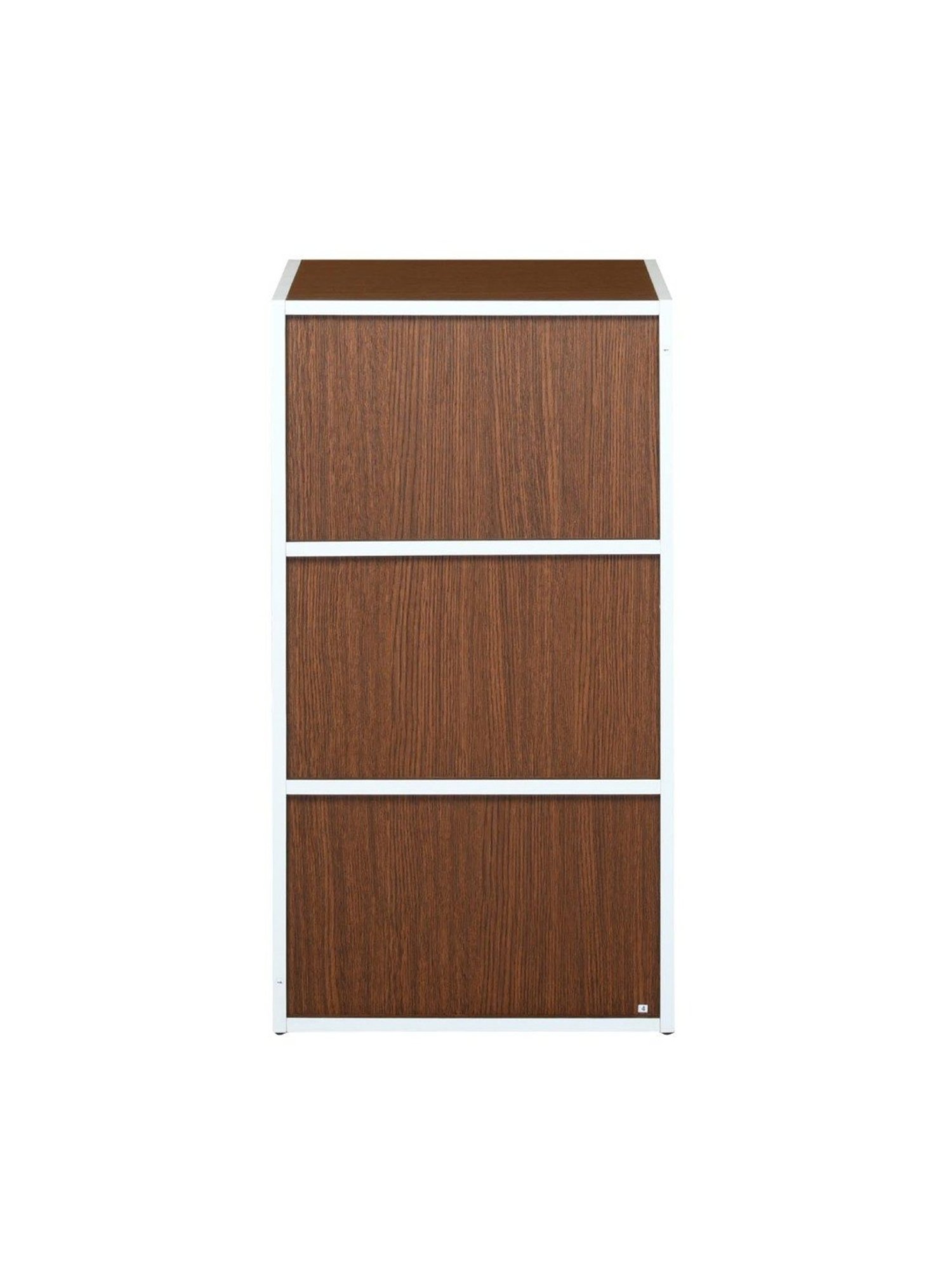 Nilkamal Halo Urban Walnut Engineered Wood 3 Tier Storage Cabinet