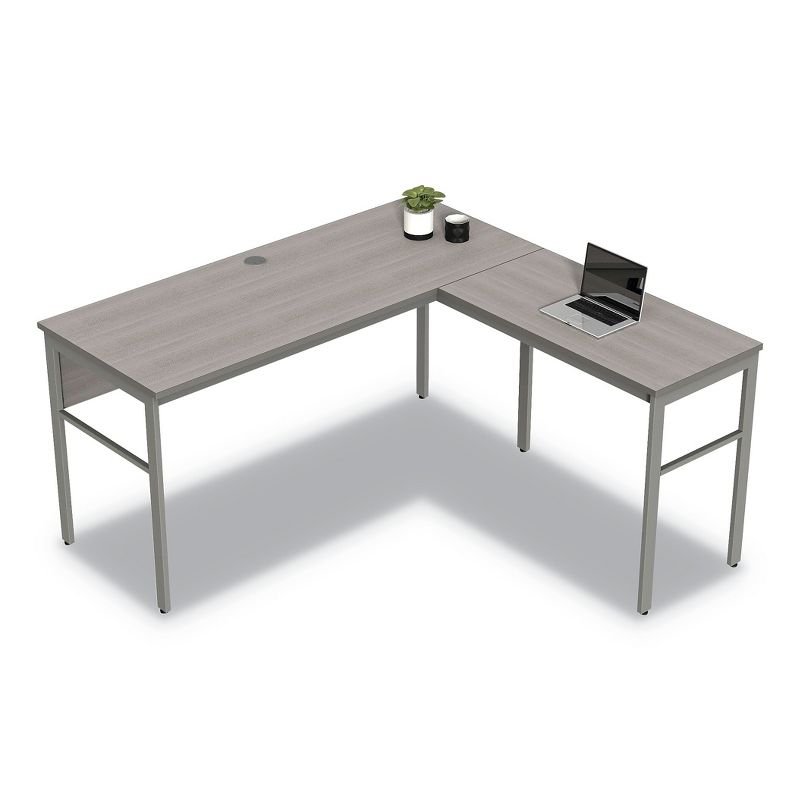 Linea Italia(R) Urban Desk Workstation, 59w x 59d x 29 1/2h, Ash UR602ASH