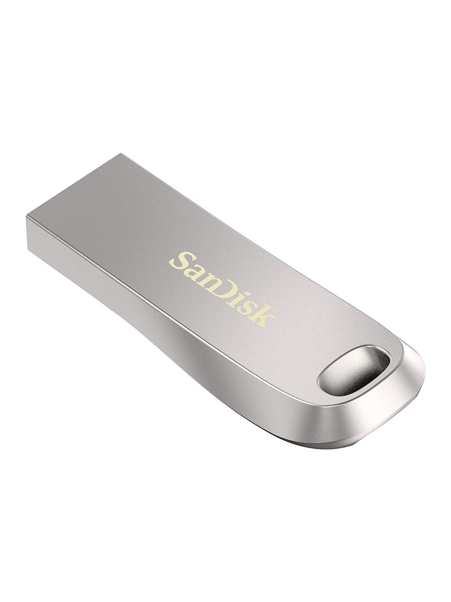 SanDisk Ultra Luxe SDCZ74-128G-I35 128GB USB 3.1 Pen Drive (Metallic Silver)