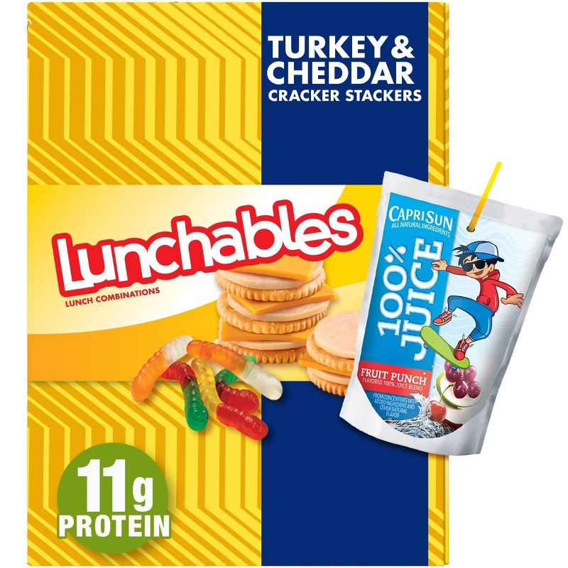 Oscar Mayer Lunchables Turkey & Low Fat Cheddar Cheese Meal Combinations - 8.9oz