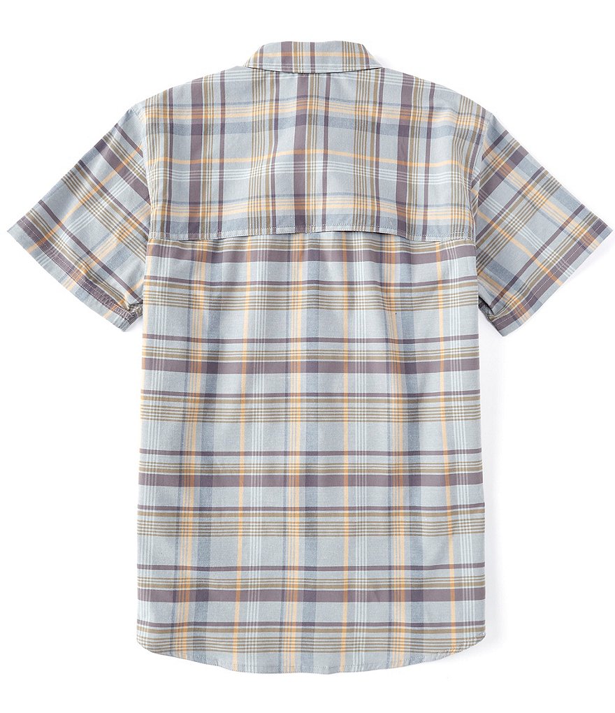 Prana Kirkwood Performance Stretch Short-Sleeve Recycled Materials Woven Shirt