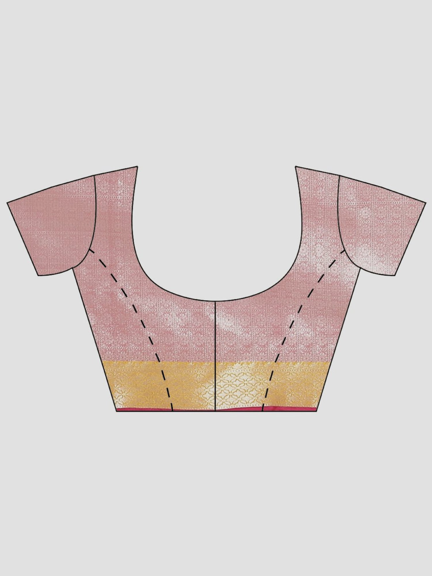 Banarasi Silk Works Silver Woven Saree With Unstitched Blouse