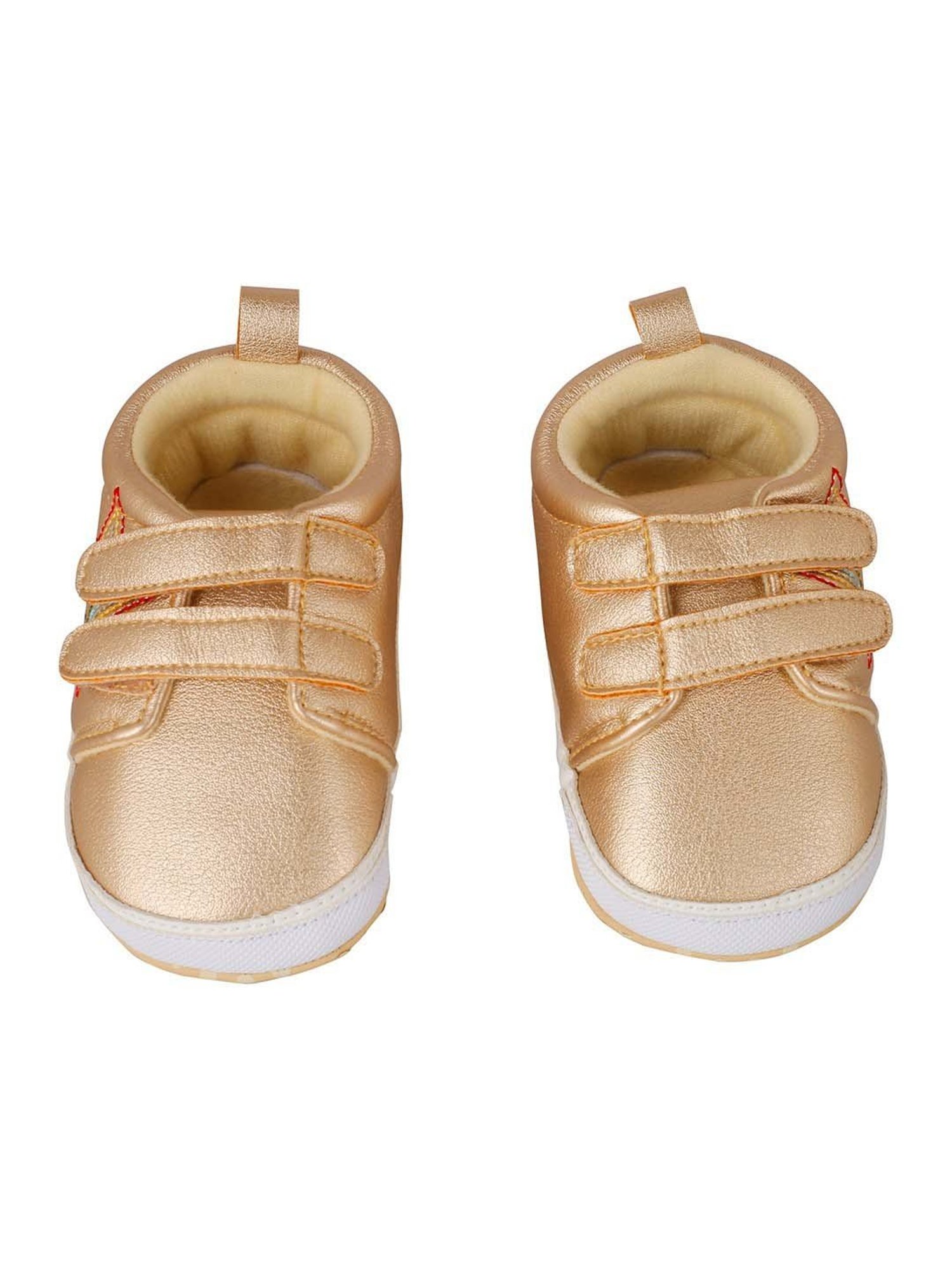Baby Moo Kids Gold Casual Booties