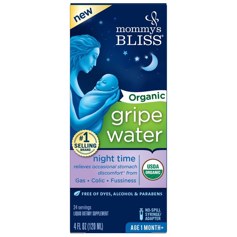Mommy's Bliss Organic Gripe Water for Night Time - 4 fl oz
