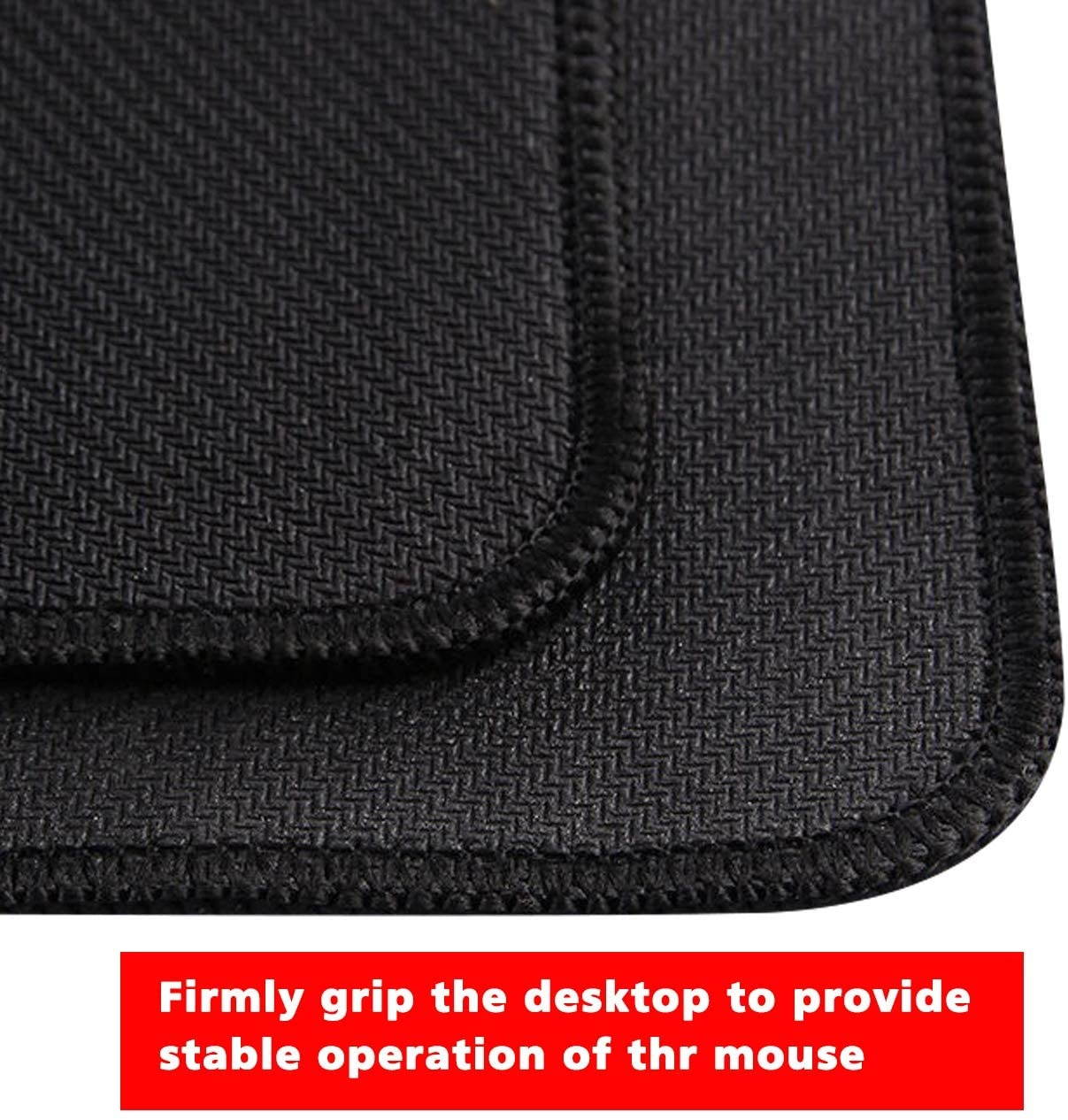 Anime Naruto Gaming Mouse Pad 9.8X11.8X0.12 Inch Stitched Edges Waterproof Mousepad Pixel-Perfect Mouse Mat