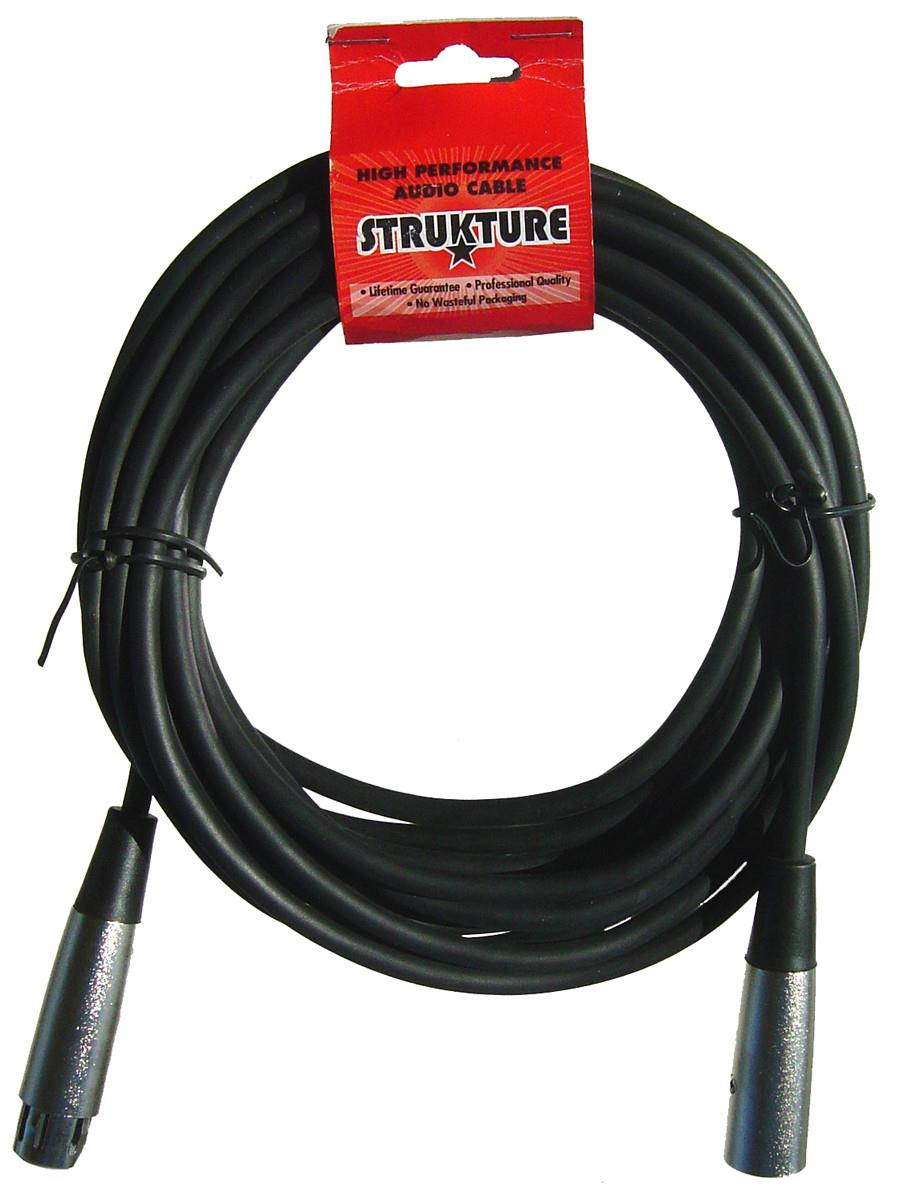 Strukture 6' 6mm Rubber XLR Microphone Cable #SMC06