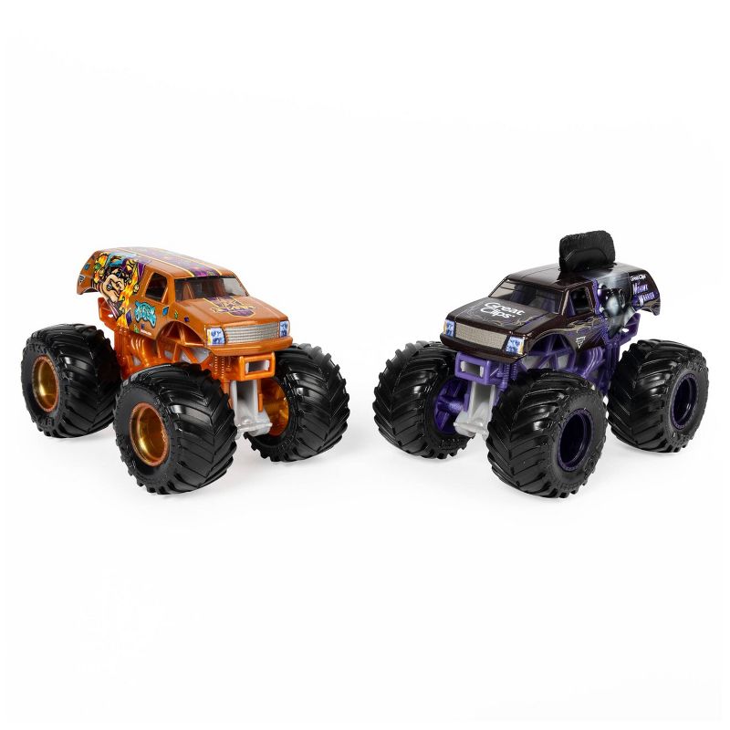 Monster Jam 1:64 2 Packs (Reveal The Steel) - Mohawk Warrior vs Jester