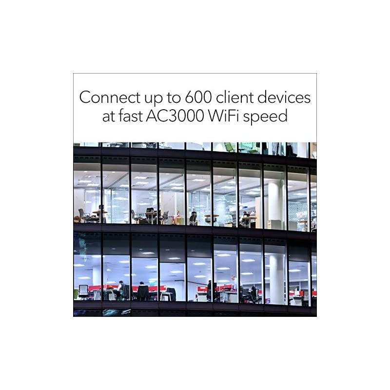 Wireless Access Point (WAC540) - Tri-Band AC3000 WiFi Speed - Up to 600 Client Devices - 1 x 1G Ethernet LAN Port - MU-MIMO - Insight Remote Management - PoE+ or Optional Power Adapter