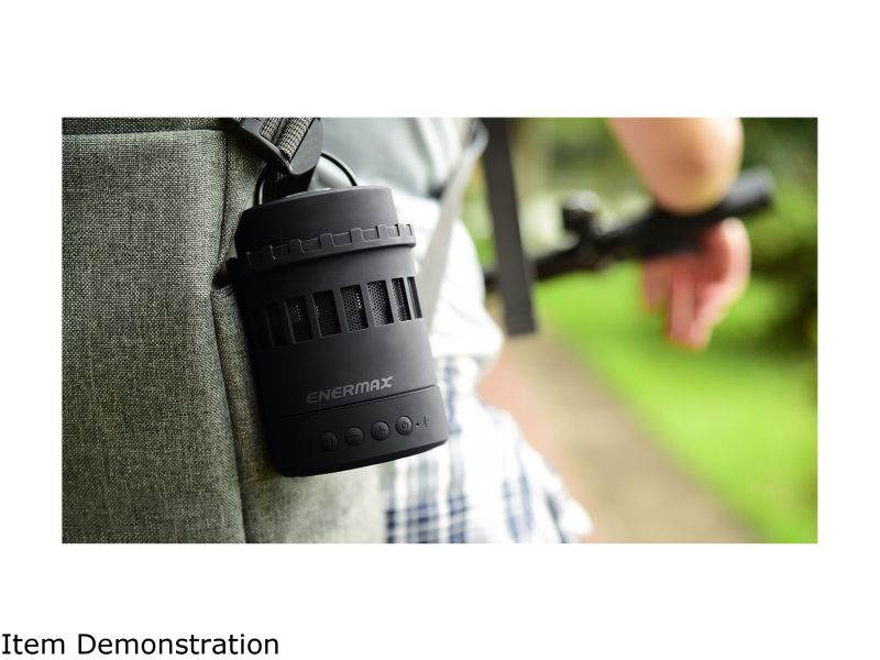 Enermax EAS05-BK Pharoslite 7-in-1 LED Bluetooth Speaker - Black