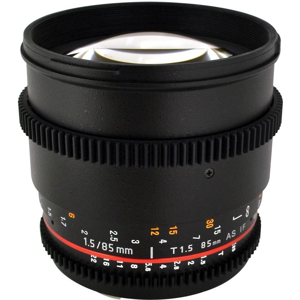 Rokinon 85mm T/1.5 Cine Aspherical Lens for Micro Four Thirds System #CV85M-MFT