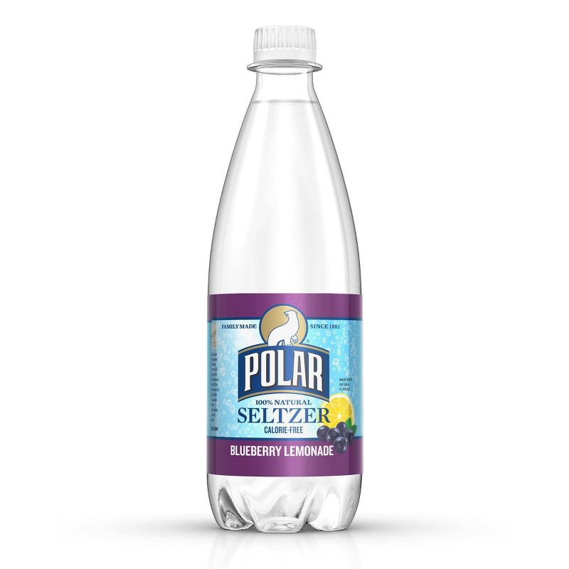 Polar Blueberry Lemonade Seltzer - 20 fl oz Bottles