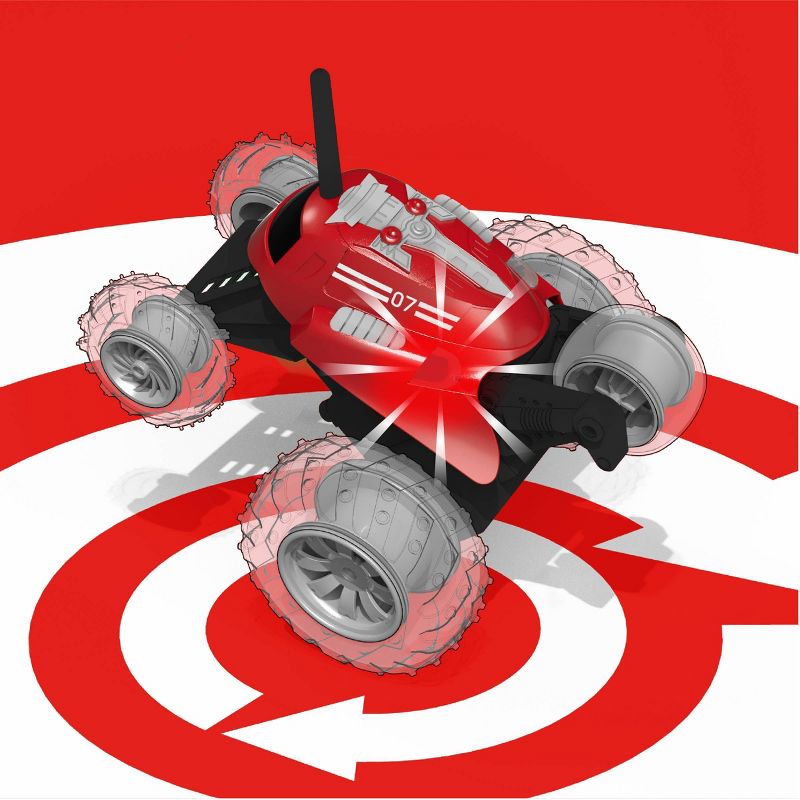 Sharper Image RC Monster Spinning Car - Black and Blue - 2pk