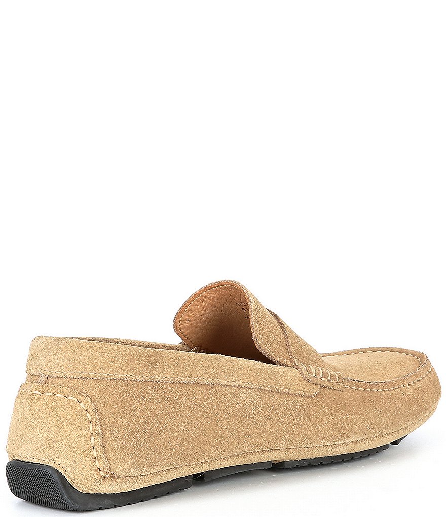 Flag LTD. Men's Morgan Suede Leather Penny Loafer Moccasins