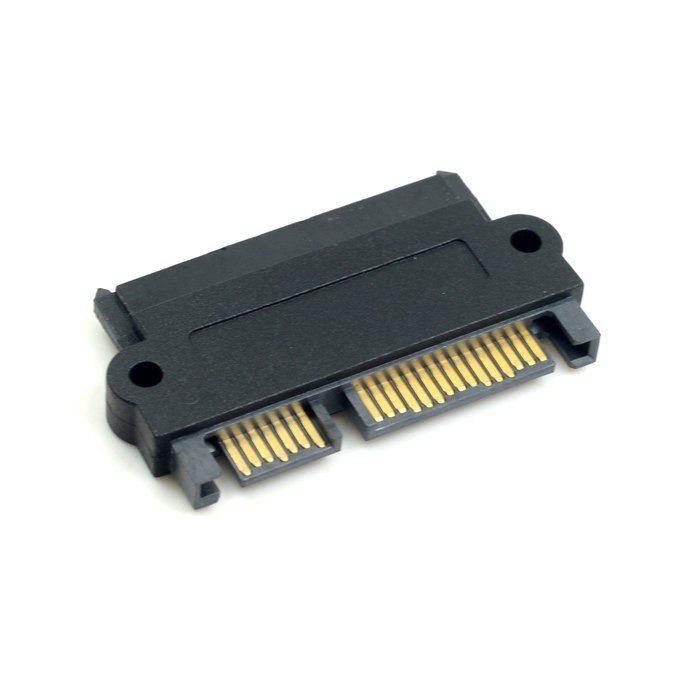 SFF-8482 SAS 22 Pin to 7 Pin + 15 Pin SATA Hard Disk Drive Raid Adapter