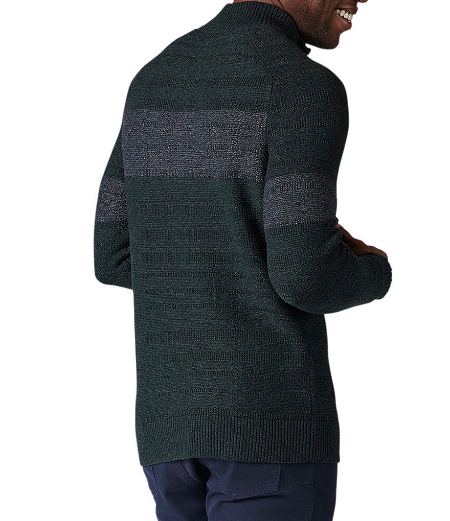 SmartWool Ripple Ridge Stripe Quarter-Zip Sweater