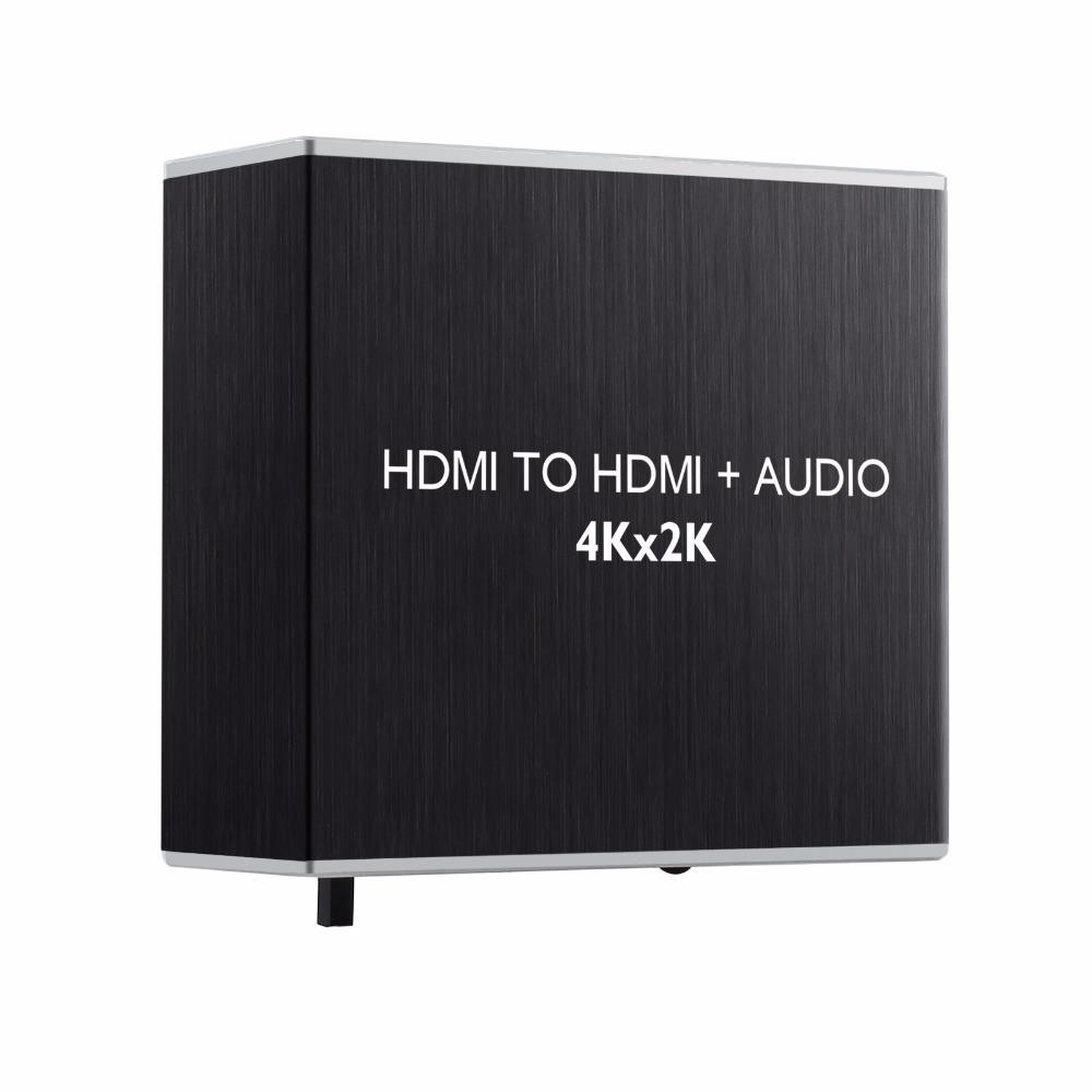 HDMI Audio Extractor Converter Support 4K X 2K 3D HDMI To Optical TOSLINK SPDIF HDMI  With 3.5mm Stereo Audio Splitter Adapter