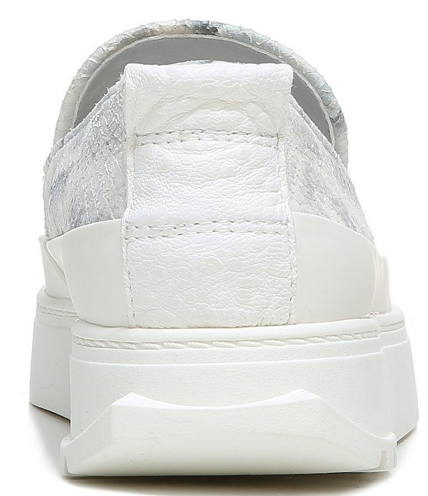 Sarto by Franco Sarto Debra2 Snake Print Leather Platform Slip Ons