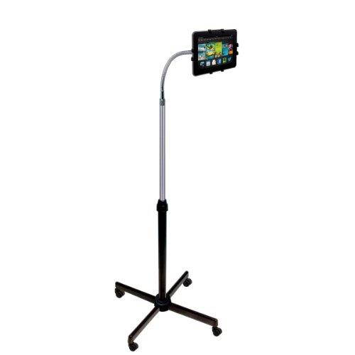 CTA Digital PAD-UAFS Height-Adjustable Gooseneck Stand with Casters for iPad/Tablet