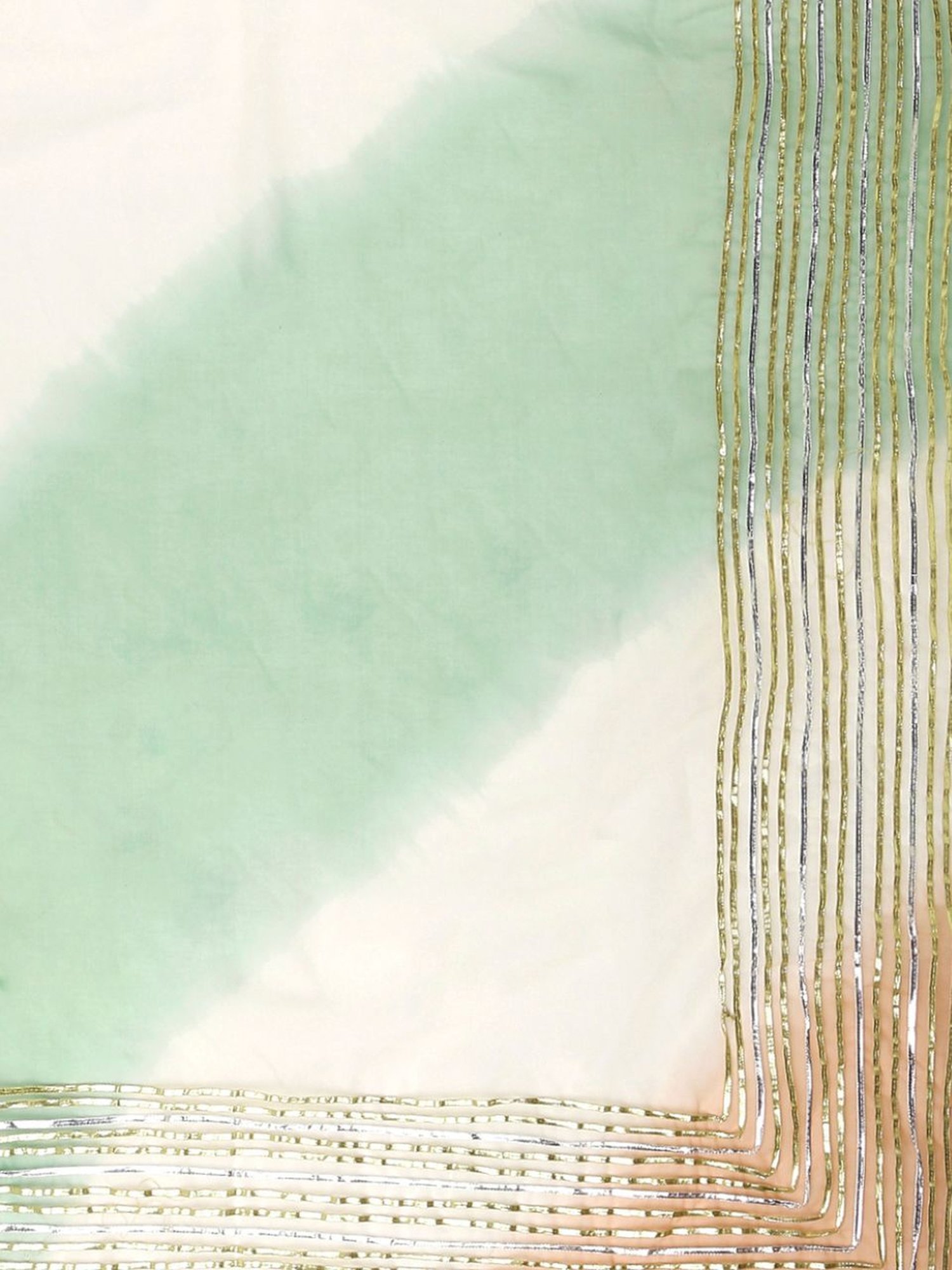 Dupatta Bazaar White Zari Work Dupatta