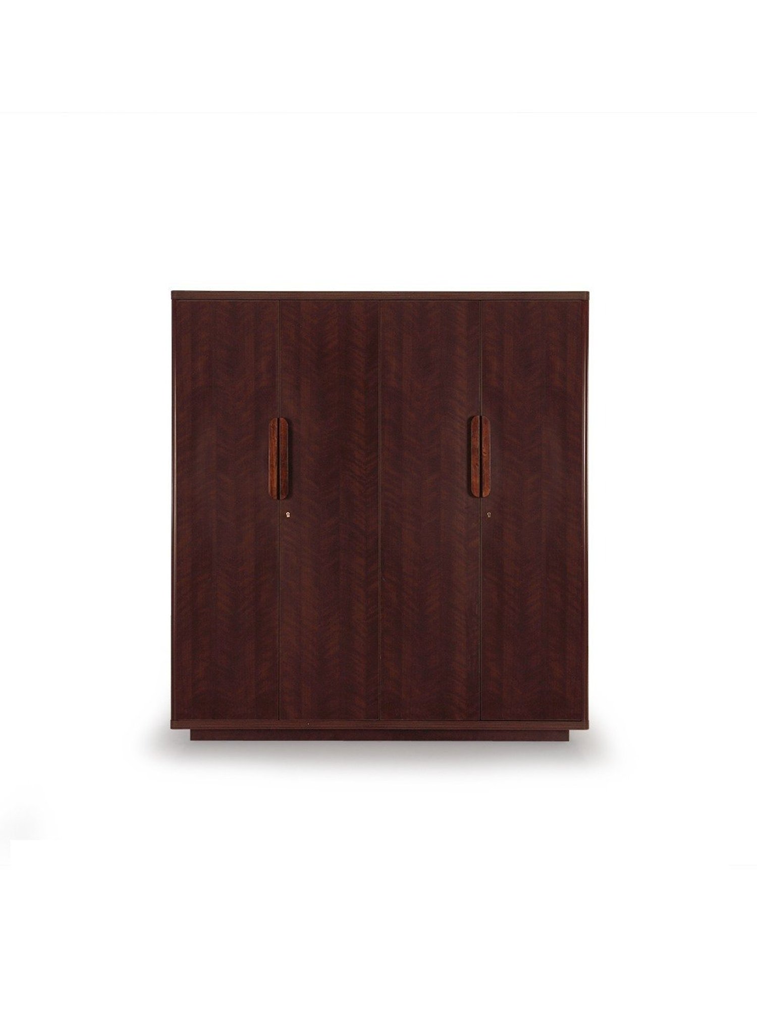 Godrej Interio Ewa Brown Engineered Wood 4 Door Wardrobe
