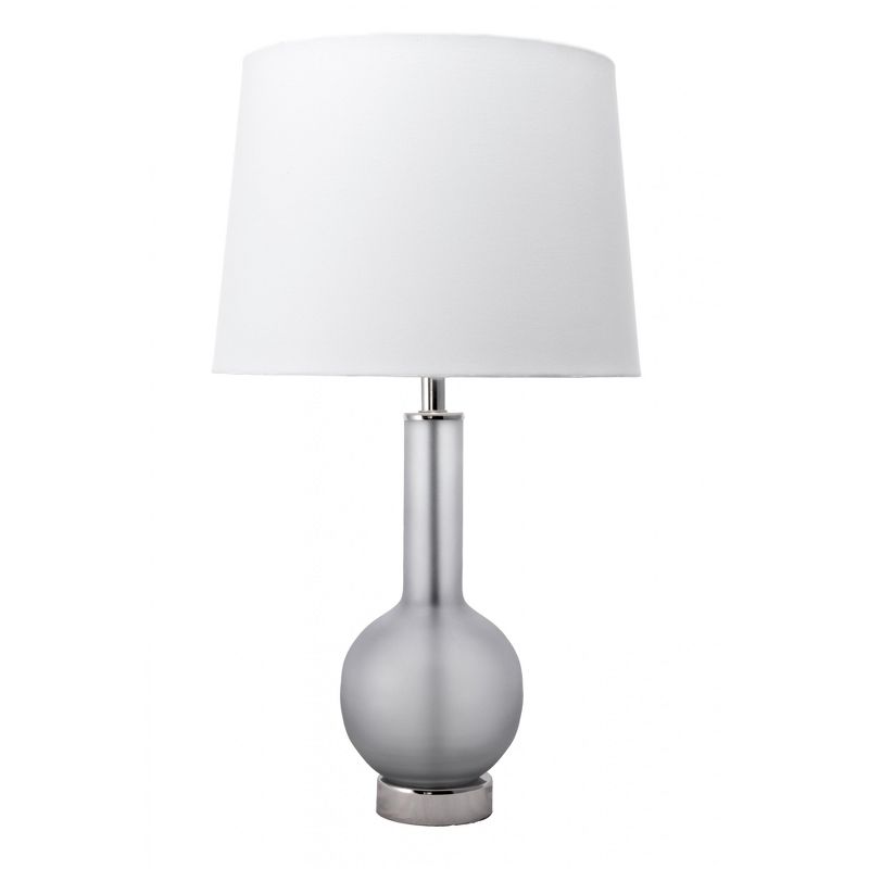 nuLOOM Dover Glass 26" Table Lamp Lighting - Gray 26" H x 14" W x 14" D