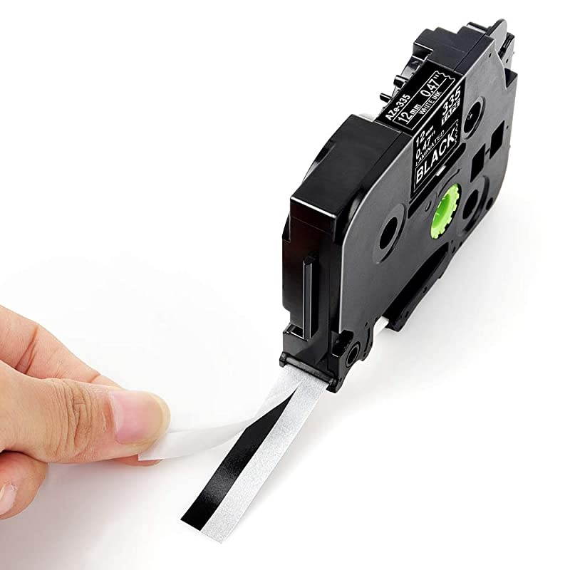 Compatible Label Tapes Replacement for Brother p Touch Label Maker (Orange, 18mm)